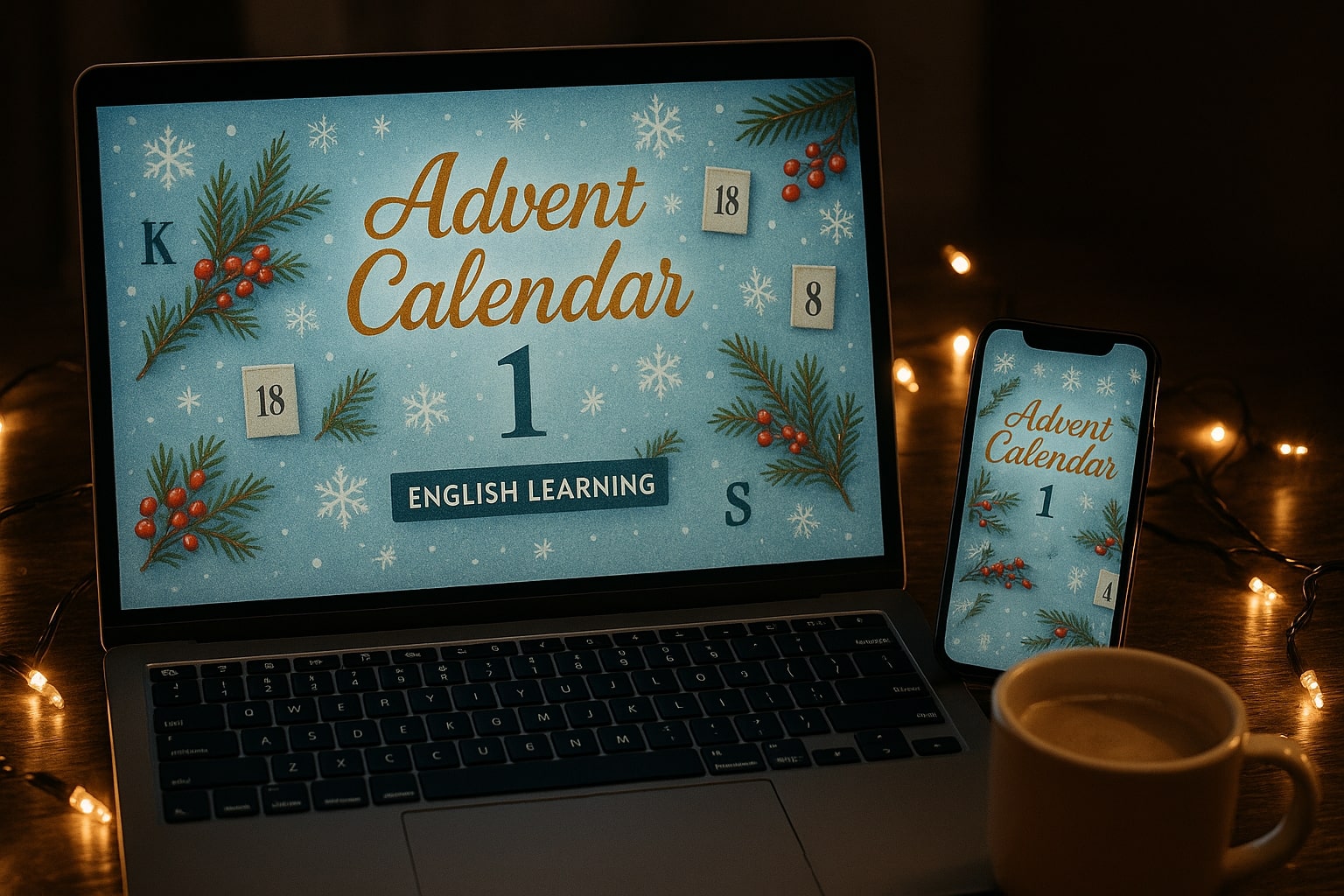 Advent Calendar de Inglês 2025: 25 Dias de Atividades Gratuitas (Edição Especial)